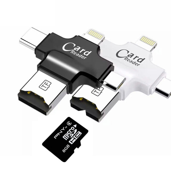 4 in 1 Memory Card Reader